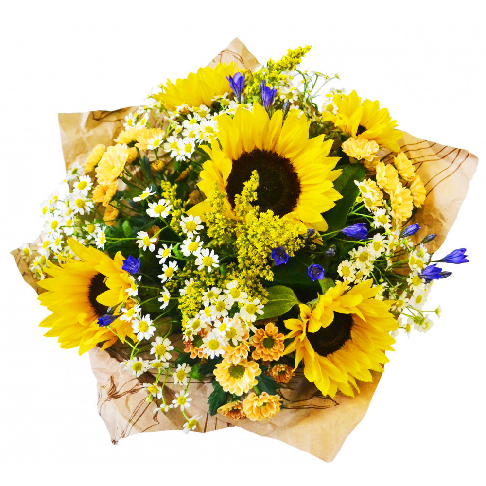 Букет цветов «Солнце» - фото 2